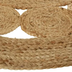 ATMOSPHERA Tapis de salon jute rond (120 cm) Vent naturel Beige Outlet