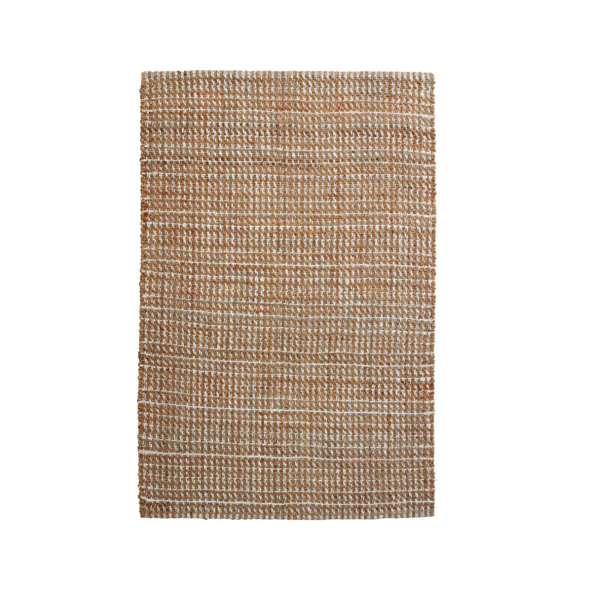 EMINZA Tapis de salon rectangulaire jute tissée main (160 x 230 cm) Weston Marron Outlet