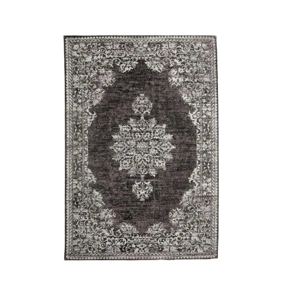 EMINZA Tapis de salon rectangulaire jacquard (160 x 230 cm) Sana Gris Sale