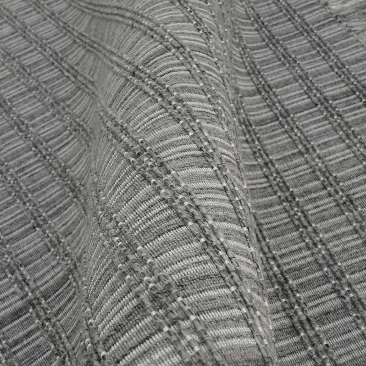 EMINZA Tapis de salon rectangulaire matière recyclée (160 x 230 cm) Priya Gris New