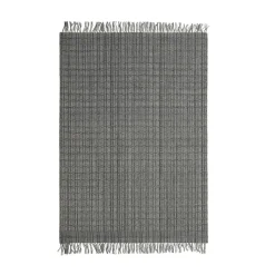 EMINZA Tapis de salon rectangulaire matière recyclée (160 x 230 cm) Priya Gris New