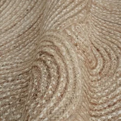EMINZA Tapis de salon rectangulaire jute tressée main (140 x 200 cm) Neha Beige Online