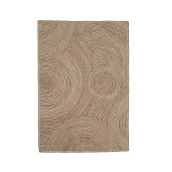 EMINZA Tapis de salon rectangulaire jute tressée main (140 x 200 cm) Neha Beige Online