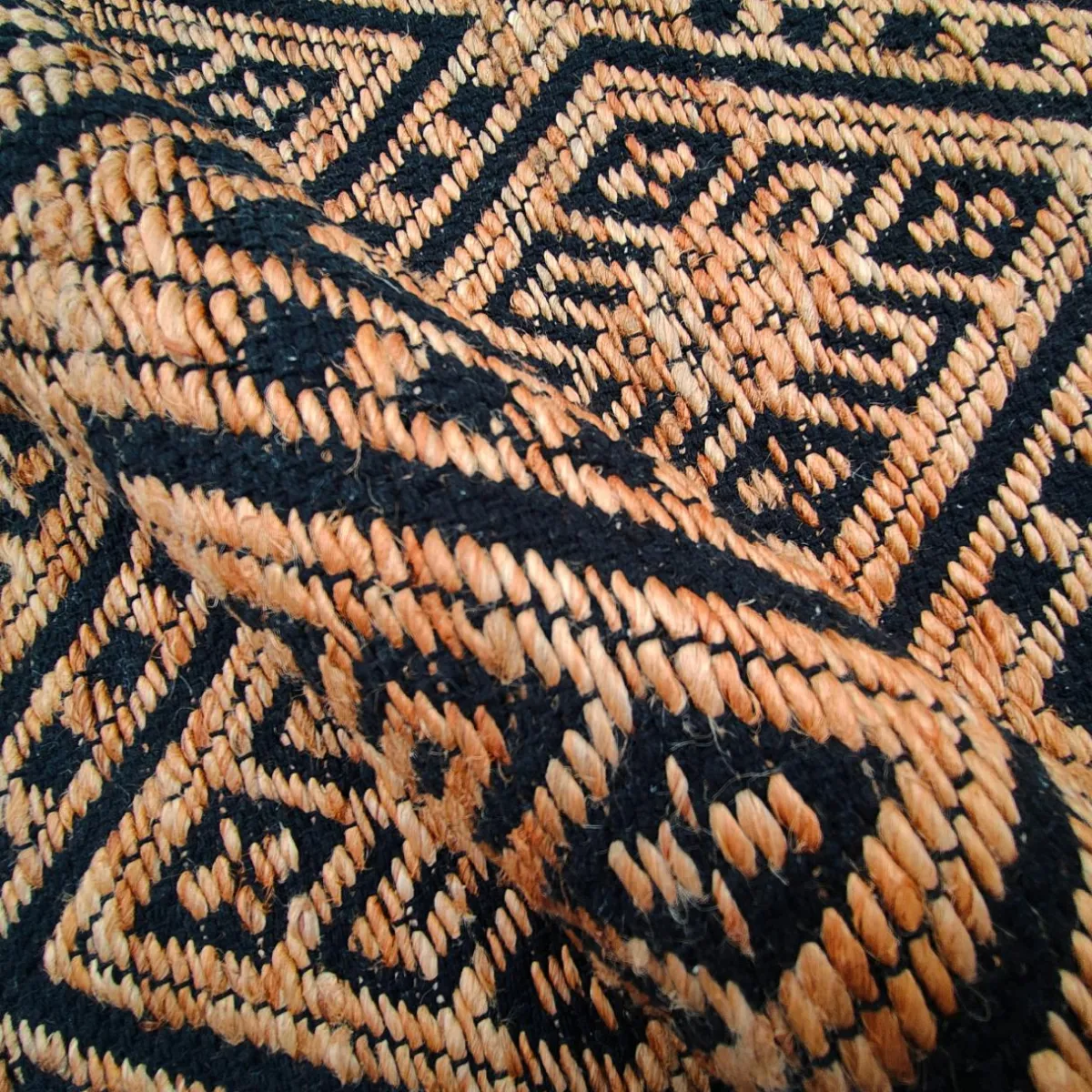 EMINZA Tapis de salon rectangulaire jute tissée main (140 x 200 cm) Meera Beige