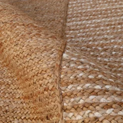 EMINZA Tapis de salon rectangulaire jute tissée main (160 x 230 cm) Hudson Marron Sale