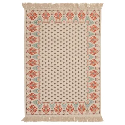 Atmosphera, cru017dateur d'intu017drieur Tapis de salon rectangulaire coton (170 x 120 cm) Ikat Multicolore Hot