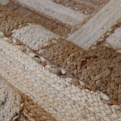 EMINZA Tapis de salon rectangulaire jute tissée main (160 x 230 cm) Akira Marron Outlet