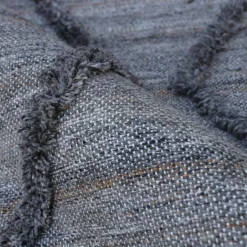 EMINZA Tapis de salon rectangulaire matière recyclée tuftée (160 x 230 cm) Noori Gris