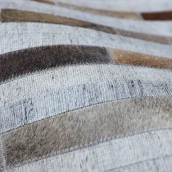 EMINZA Tapis de salon rectangulaire laine jacquard (140 x 200 cm) Sanjay Gris Online
