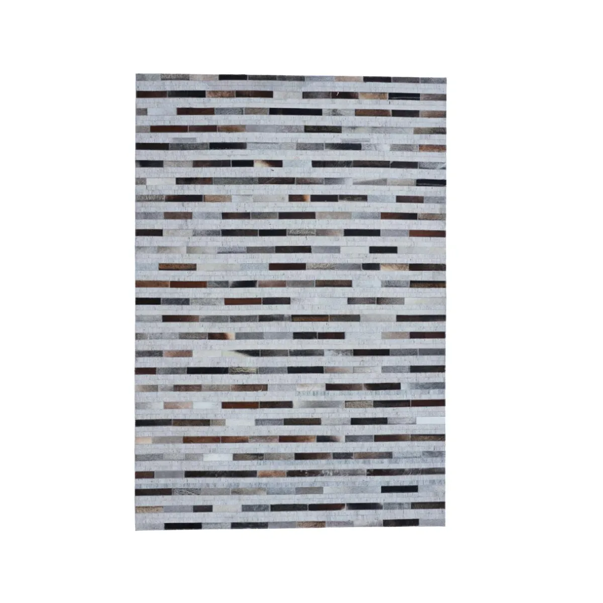 EMINZA Tapis de salon rectangulaire laine jacquard (140 x 200 cm) Sanjay Gris Online