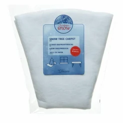 KAEMINGK Tapis de sapin rond (D100 cm) Neige Blanc New