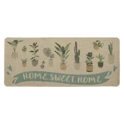 LUANCE Tapis d'entrée antidérapant (50 x 120 cm) Home Sweet Home Beige Outlet