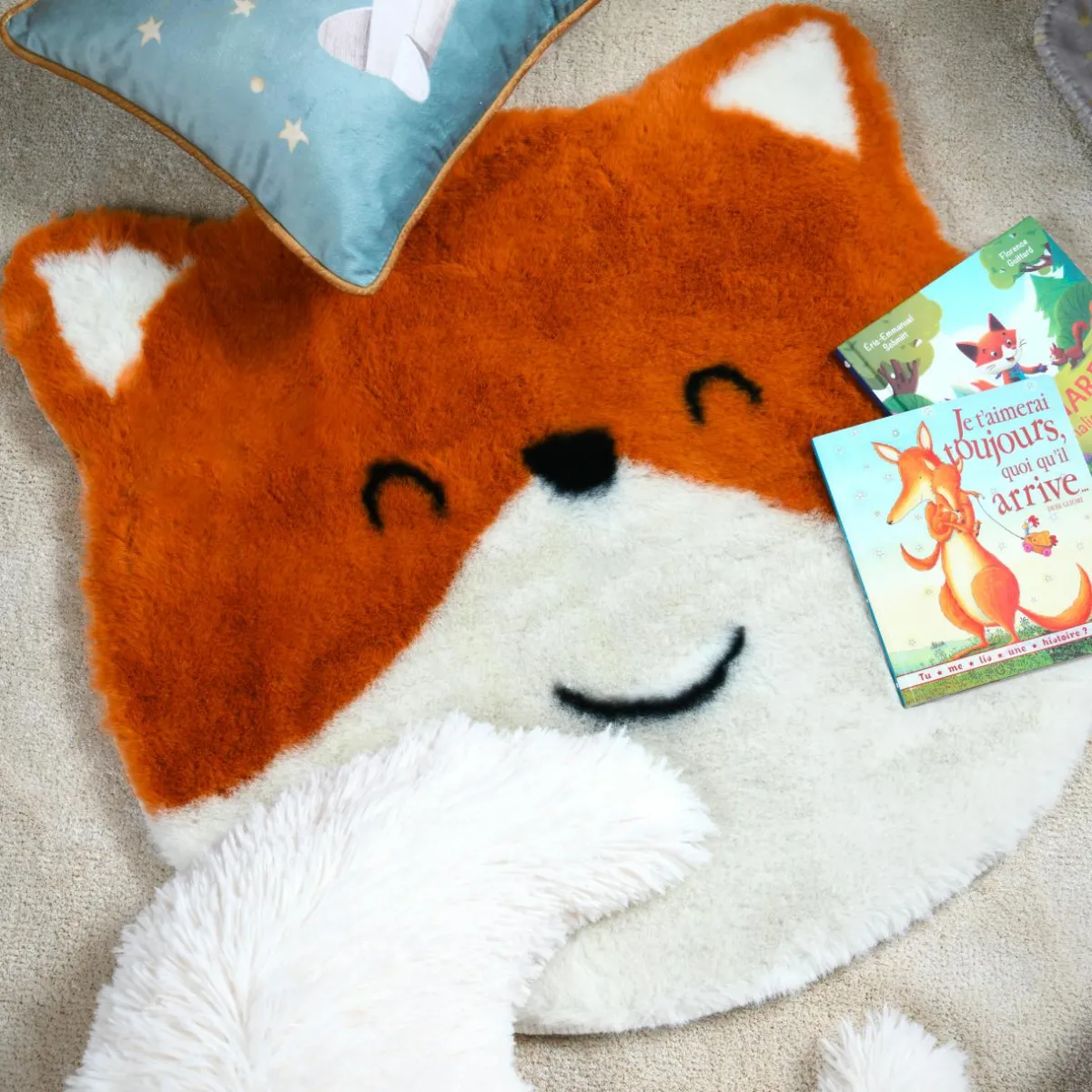 STOF Tapis enfant doux (63 cm) Ferdinand Roux Orange Sale