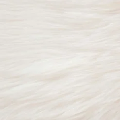 Atmosphera createur d'interieur for kids Tapis fausse fourrure (90 x 60 cm) Fisher Blanc Hot