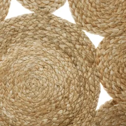 ATMOSPHERA Tapis jute rond (80 cm) Giusti naturel Beige Clearance