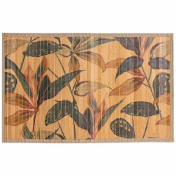 ATMOSPHERA Tapis lattes bambou (50 x 80 cm) Palawan Marron New