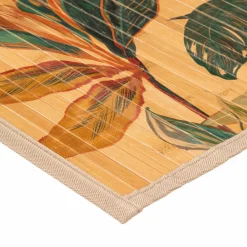 ATMOSPHERA Tapis lattes bambou (50 x 80 cm) Palawan Marron New