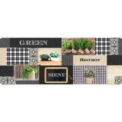 DOUCEUR D'INTERIEUR Tapis multi-usage (45 x 120 cm) Green Bistrot et noir Vert