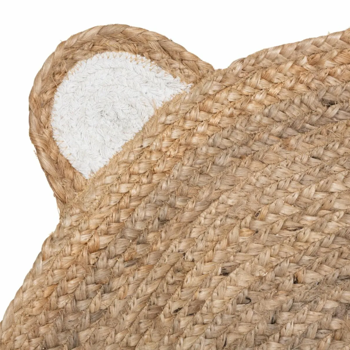 Atmosphera createur d'interieur for kids Tapis rond jute enfant (100 cm) Ourson Beige Sale