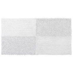 TENDANCE Tapis salon coton (45 x 90 cm) Naël Blanc Discount