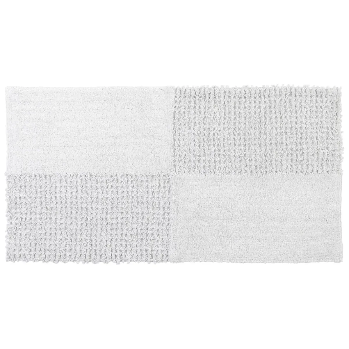 TENDANCE Tapis salon coton (45 x 90 cm) Naël Blanc Discount