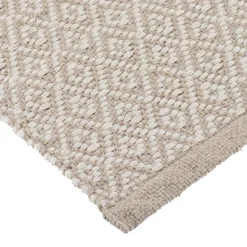 TENDANCE Tapis salon coton (45 x 90 cm) Alice Beige Hot