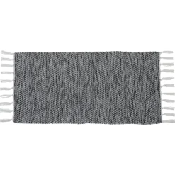 TENDANCE Tapis salon coton (45 x 90 cm) Jade Gris Clearance