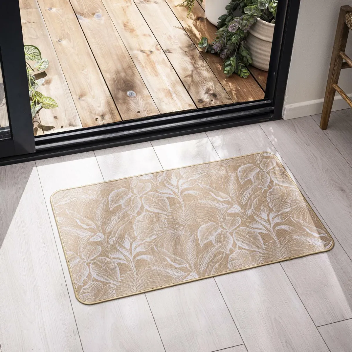 douceur d'intu017drieur Tapis tissé antidérapant (45 x 75 cm) Stylis Blanc New