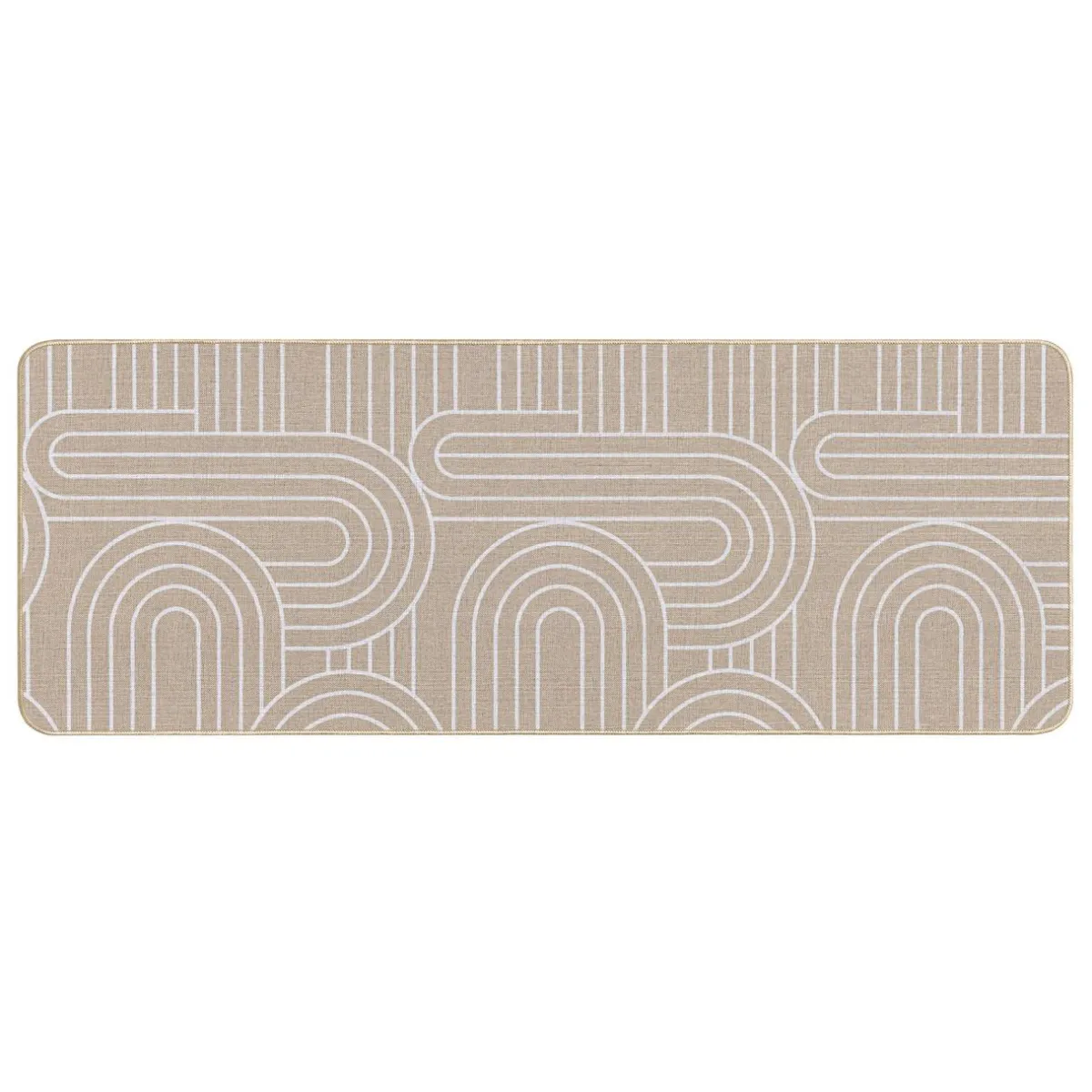 douceur d'intu017drieur Tapis tissé antidérapant (45 x 120 cm) Modul Blanc Outlet