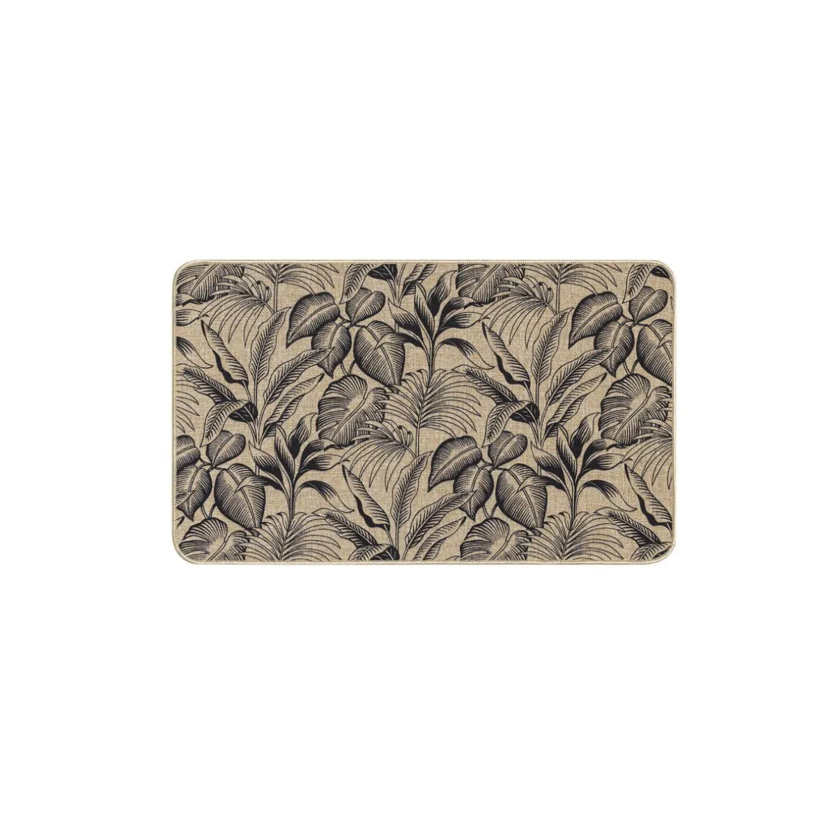douceur d'intu017drieur Tapis tissé antidérapant (45 x 75 cm) Stylis Noir Outlet