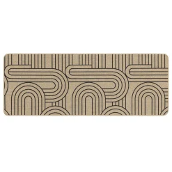 douceur d'intu017drieur Tapis tissé antidérapant (45 x 120 cm) Modul Noir Best