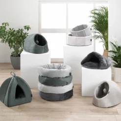 LOVE STORY Tente d'intérieur pour chat Sweet Cat L35 cm Gris clair New