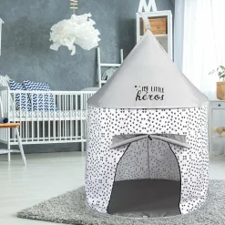 HOME DECO KIDS Tente Pop up enfant (H135 cm) e Gris Discount