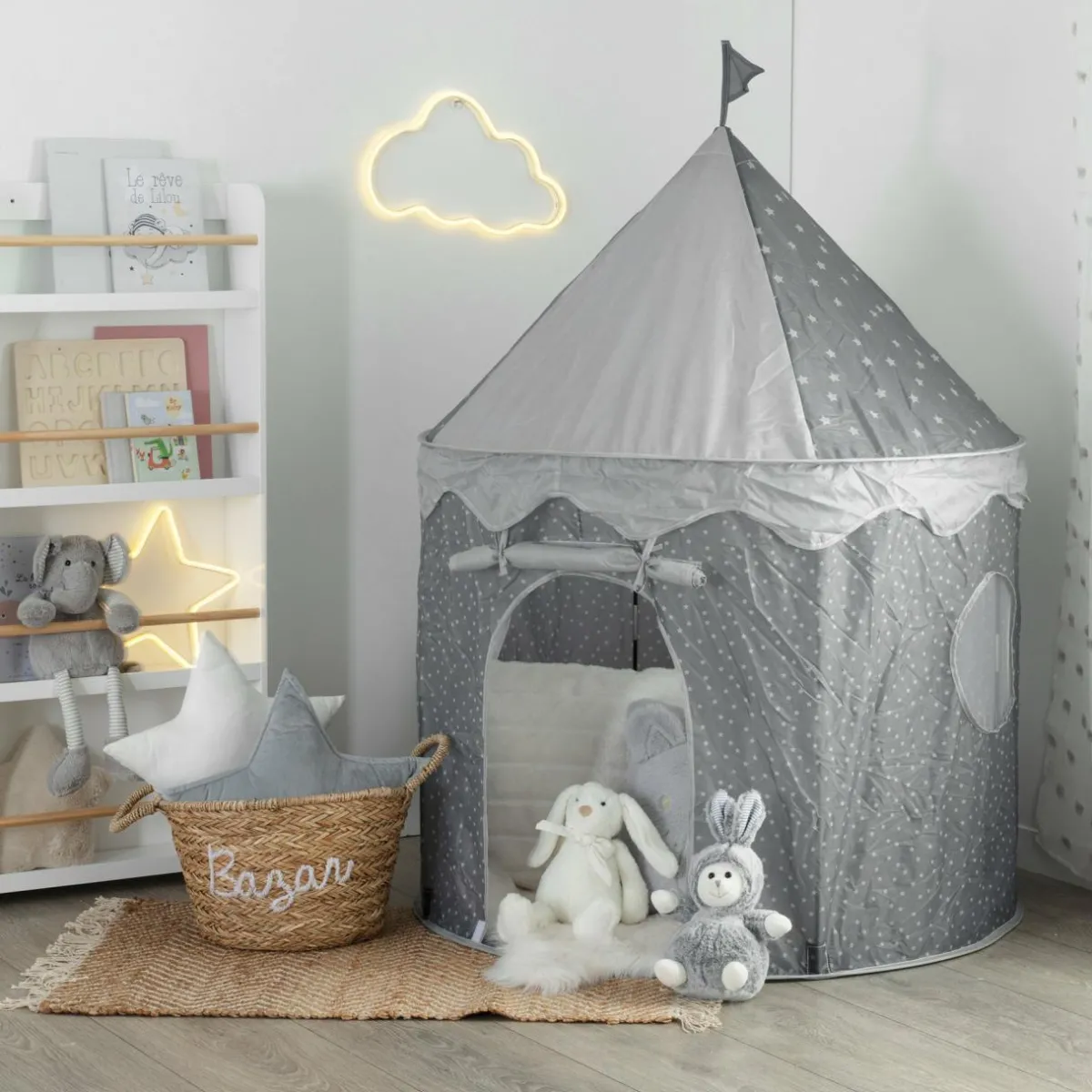 ATMOSPHERA Tente pop-up enfant (H135 cm) Tour e Gris Clearance
