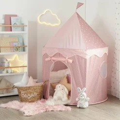 ATMOSPHERA Tente pop-up enfant (H135 cm) Tour Rose Hot