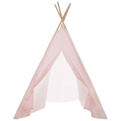 Atmosphera createur d'interieur for kids Tipi enfant bois et tissu (H160 cm) Dameo Rose Online