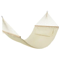 #N/A Toile de hamac 2 places avec coussin Évasion Crème Beige Best