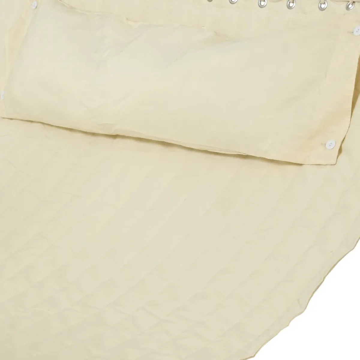 #N/A Toile de hamac 2 places avec coussin Évasion Crème Beige Best
