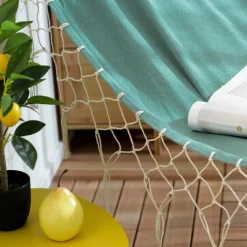 #N/A Toile de hamac Frangi aqua Bleu