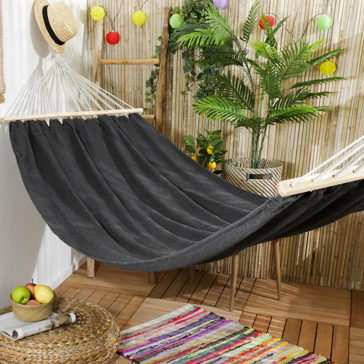 #N/A Toile de hamac Nature douce foncé Gris Sale