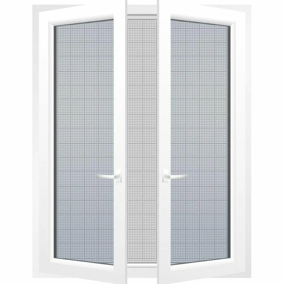 LUANCE Toile Moustiquaire pour fenêtre (250 x 250 cm) Blanc Outlet