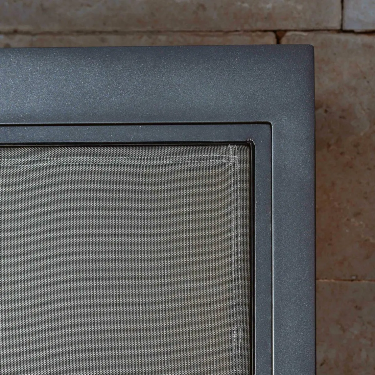 MOBELLIA Transat en aluminium Elba Gris Anthracite Hot