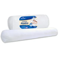 BLEU CALIN Traversin ferme (140 x 23 cm) Alaska Blanc Discount