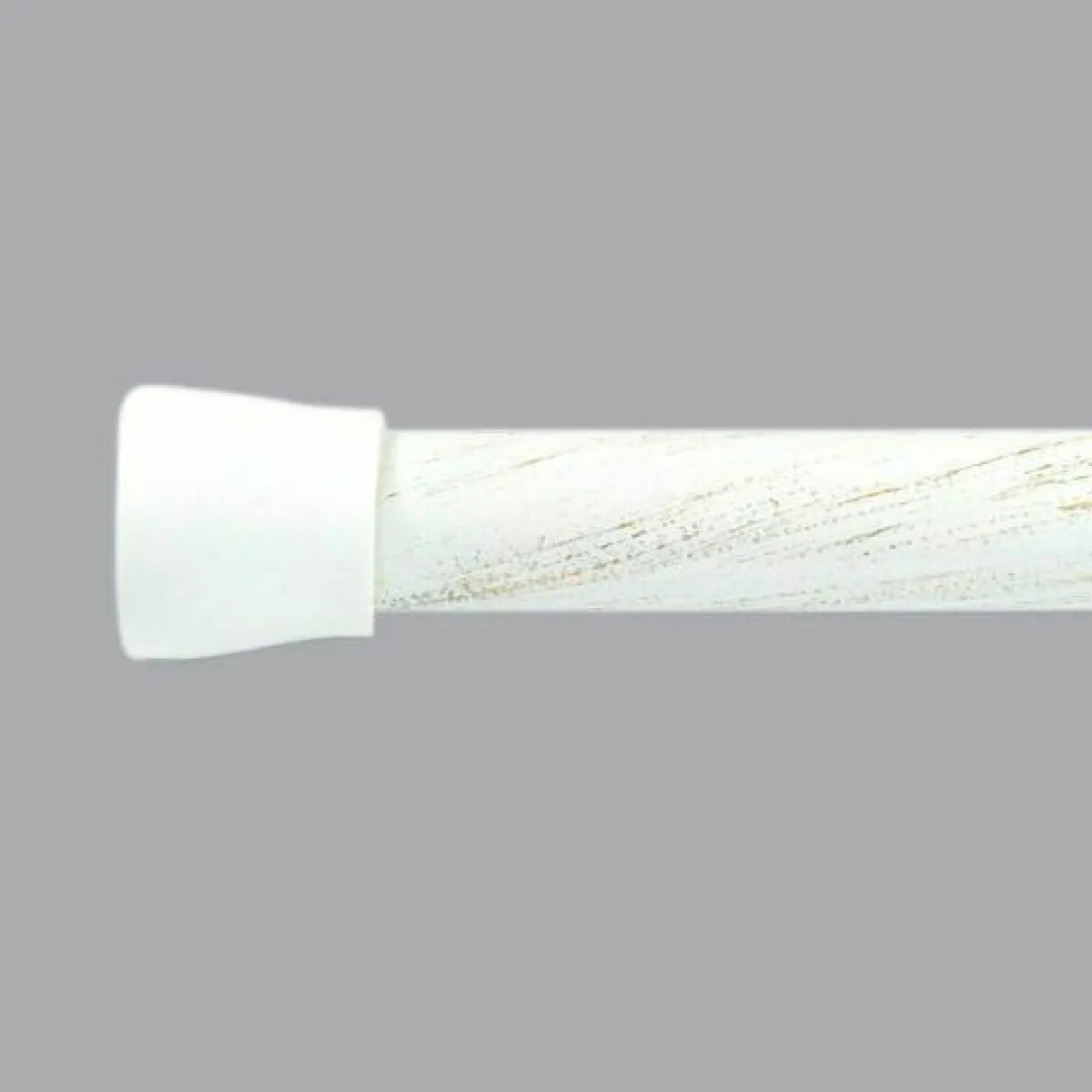 LUANCE Tringle autobloquante extensible (L110 - L200 cm / D22 mm) Rond Blanc Discount