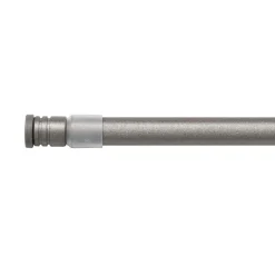 LUANCE Tringle autobloquante extensible ronde (L40 - 60 cm / D10 mm) Pia béton Gris Best