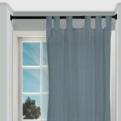 LUANCE Tringle autobloquante extensible (L70 - L120 cm/ D22 mm) Carré Noir Hot