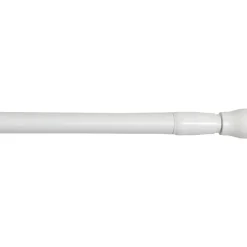 LUANCE Tringle autobloquante extensible ronde (L70 - 120 cm / D22 mm) Pression satiné Blanc Outlet