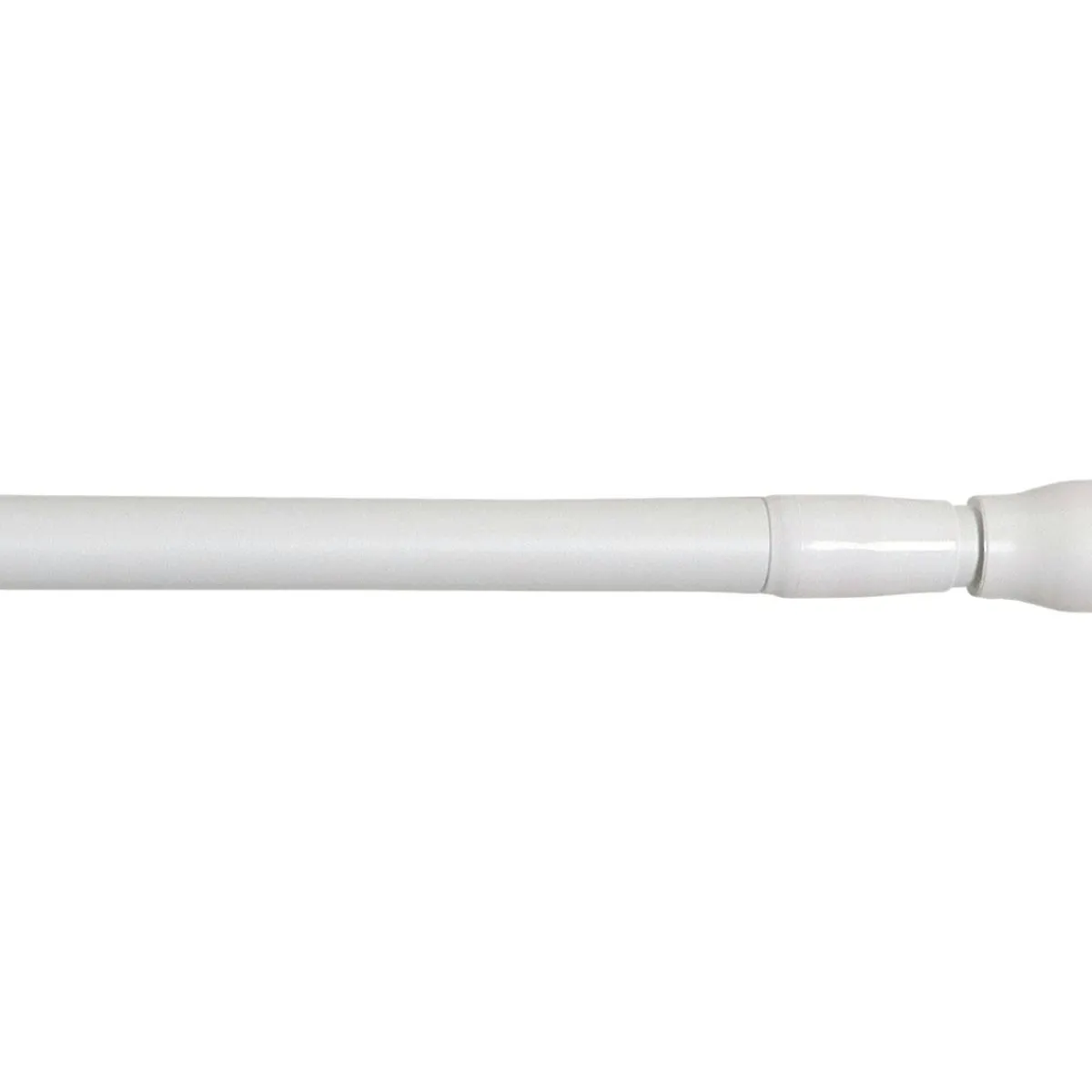 LUANCE Tringle autobloquante extensible ronde (L70 - 120 cm / D22 mm) Pression satiné Blanc Outlet