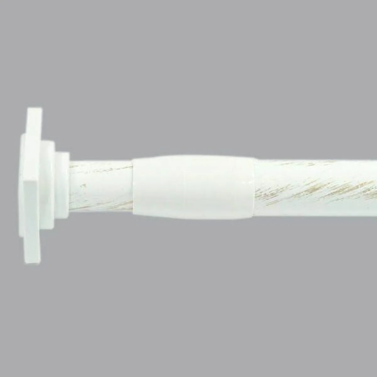 LUANCE Tringle autobloquante extensible (L110 - L200 cm / D22 mm) Carré Blanc Online