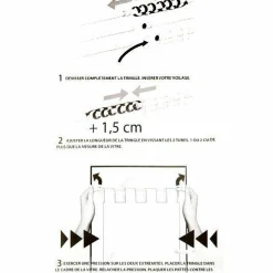 LUANCE Tringle extensible Fix'vit (50 à 80 cm) Blanc Outlet
